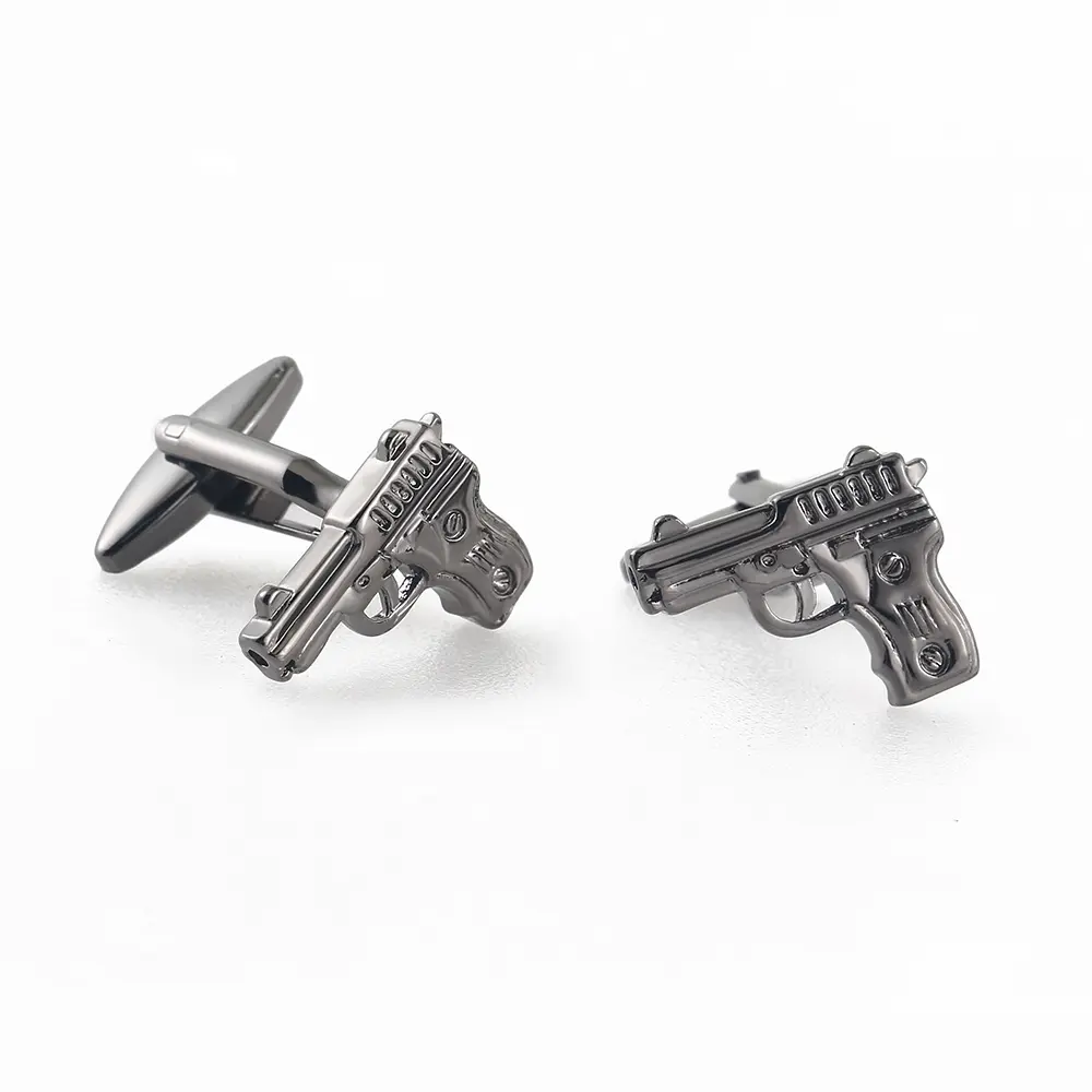 Funny High Quality Silver Novelty Gunmetal Pist...