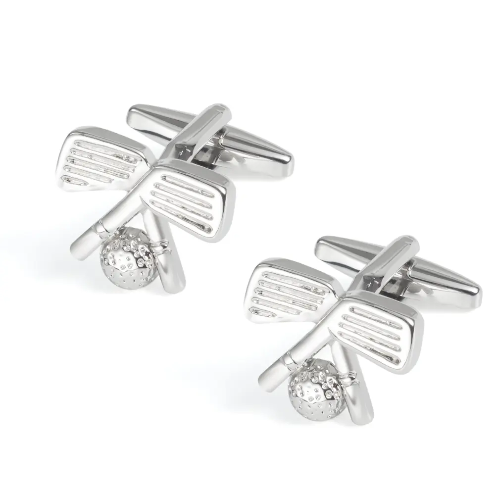 Factory Hot Selling Metal Silver Plated Golf Cl...