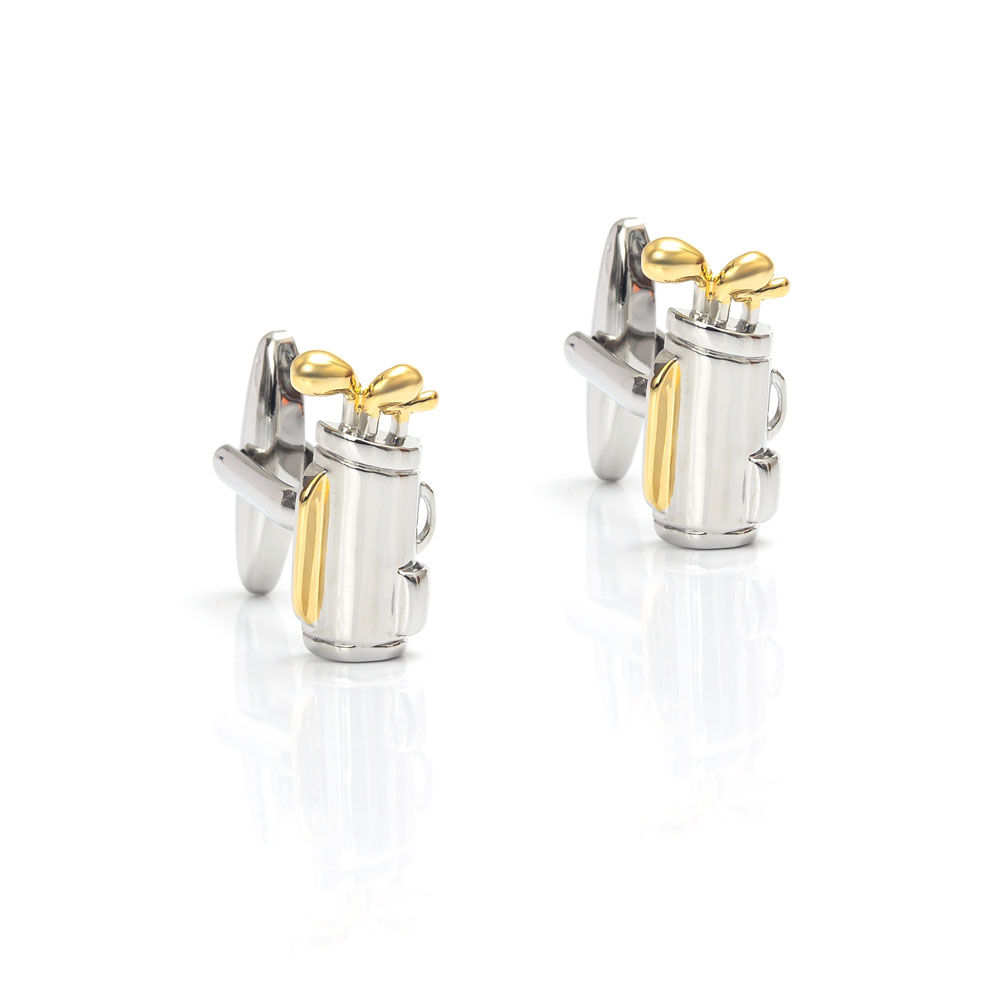 Business Golf Club Men Gifts Custom Metal Cufflinks Men Shirt Accessories Wholesale CL0051